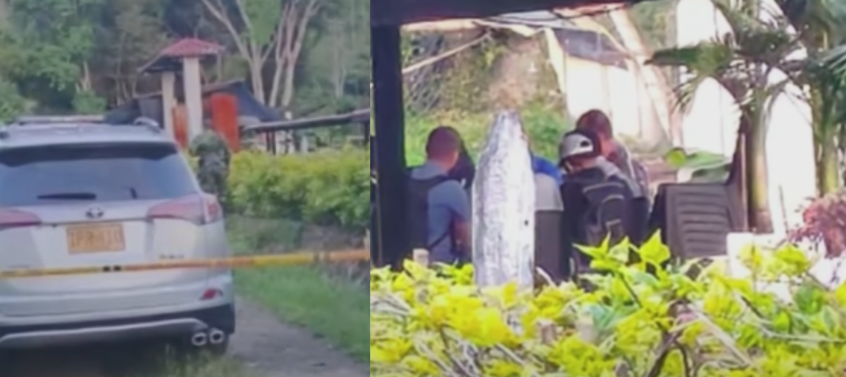 La Familia Fue ataca en una finca de mesitas del colegio.