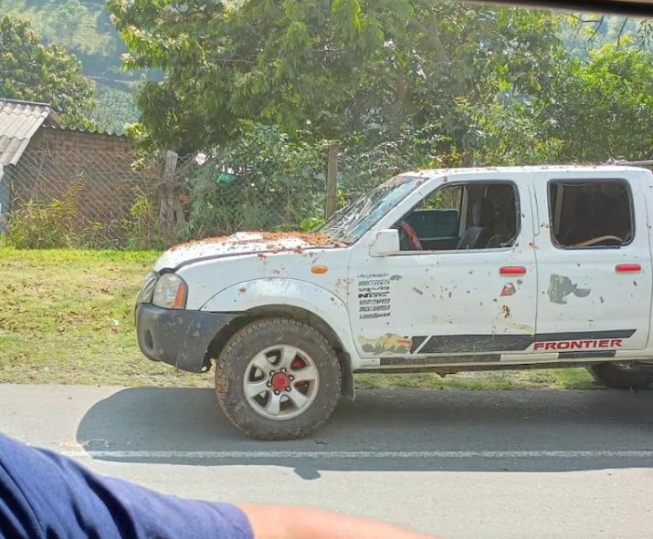 Personas que Transitaban por El Lugar Informaron que Hubo Un Vehículo Afectado
