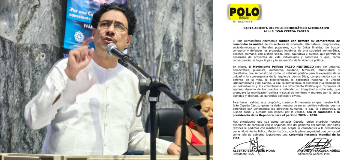 Iván Cepeda respondió a la carta del Polo Democrático.