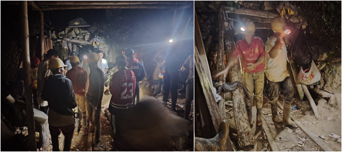 Los nueve Mineros atrrapados en la mina Fueron Rescatados a la Medianche de Este Miércoles.