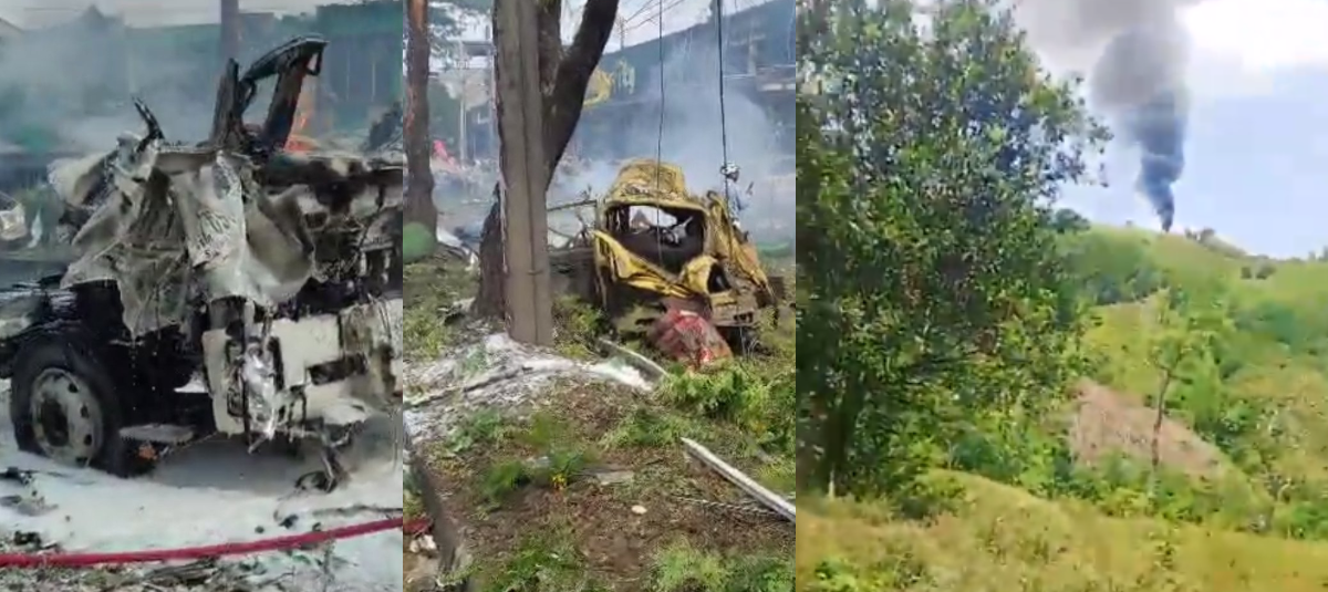 Atentado en cali y ataque contra helicópero en amalfi.