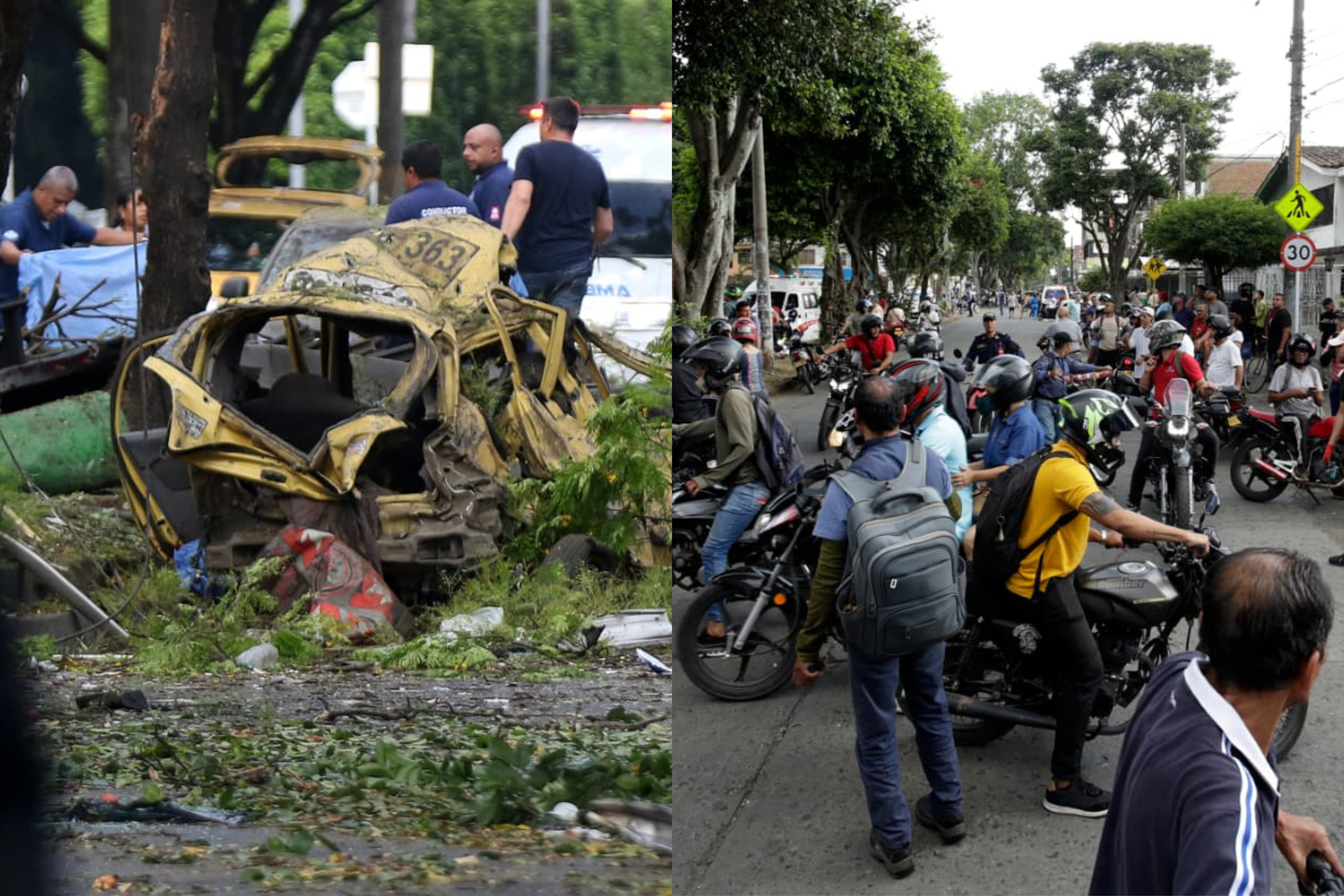 Cali'de saldırıya uğradı