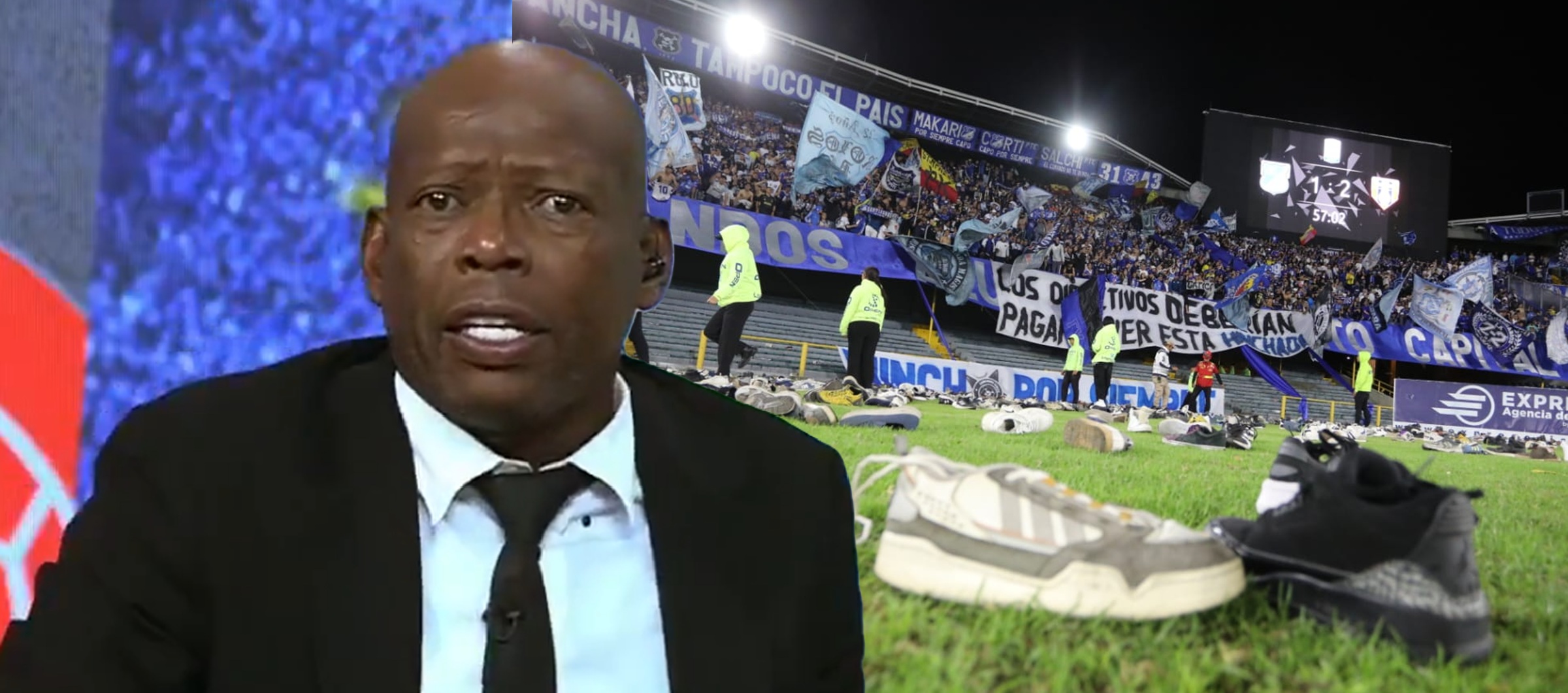 Tino Asprilla se burló de la protesta de los hinchas de Millonarios