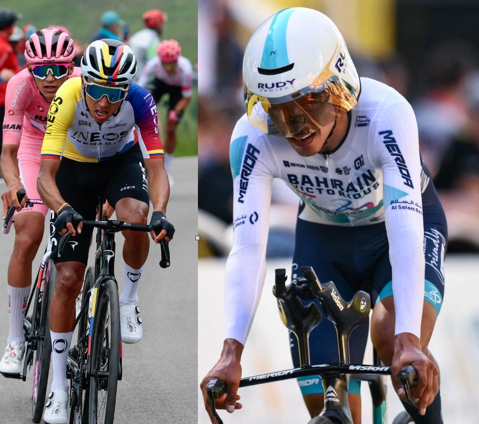 Egan Bernal y Santiago Buitrago