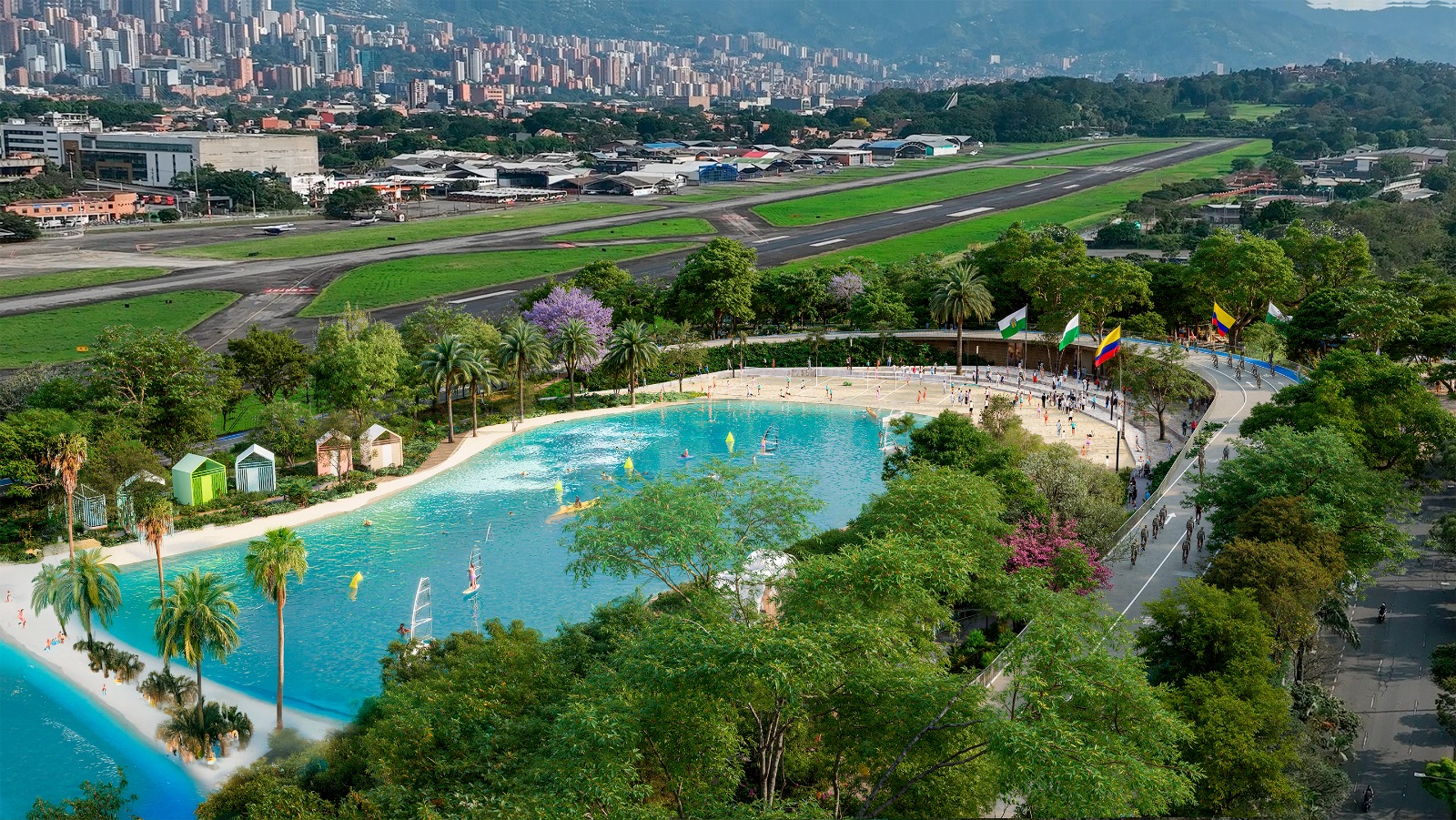 El Pasado 20 de Agosto, la Alcaldía de Medellín anunció el mega proyecto que dotará de 'mar' a la ciadir.