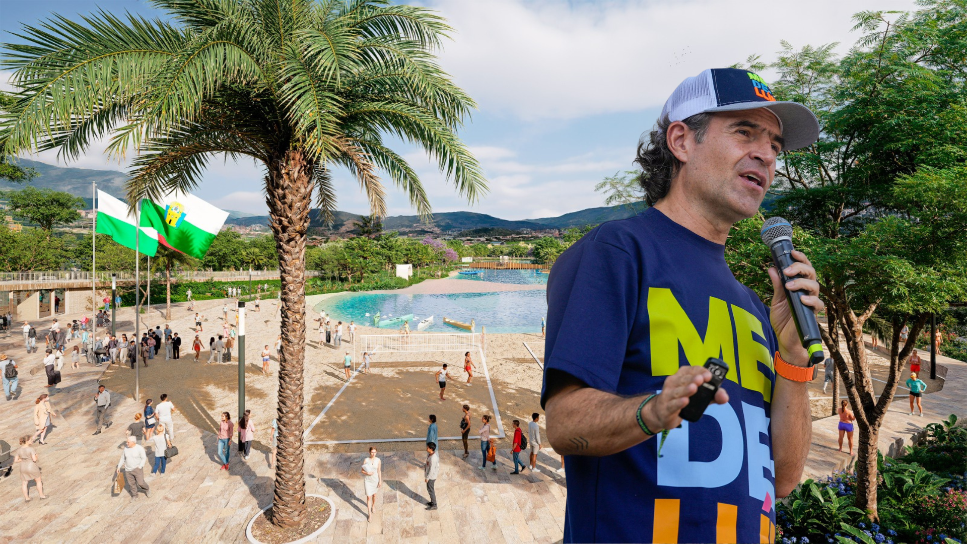 El Alcalde Federico Gutiérrez le Hizo Frente A Las Cryticas Dirigidas al Proyecto del 'Mar Medellín' Y Aseturó Que es una Obra para Todos, Especialmental, Los Más Humildes.