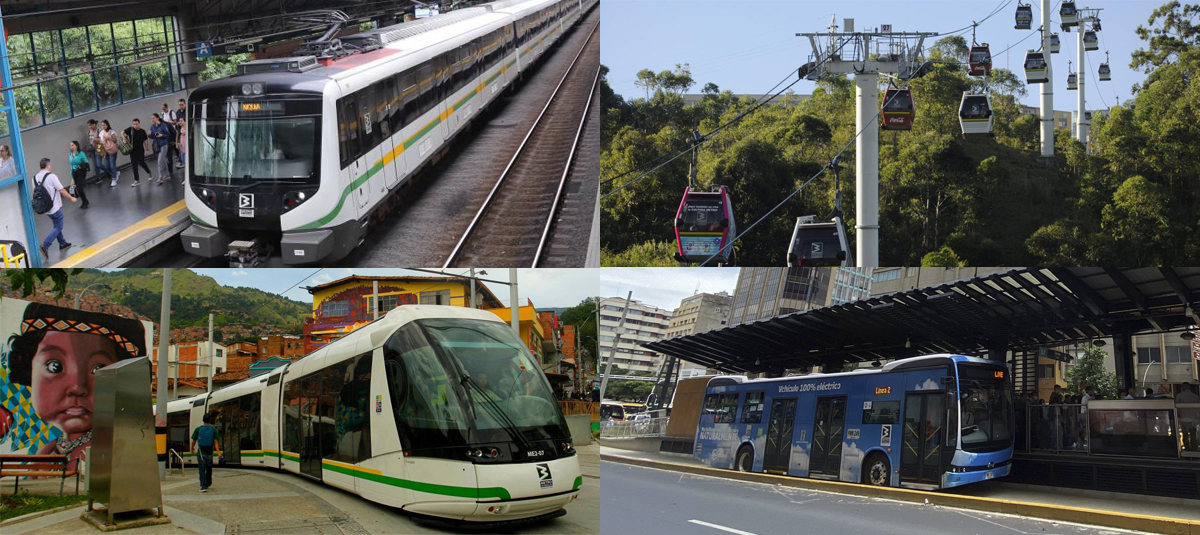 Las Línas del Metro de Medellín