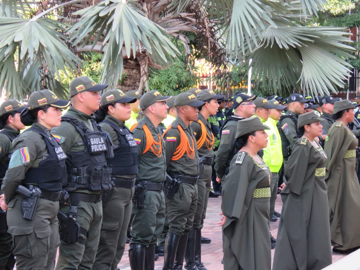 Policía Nacional en riohacha
