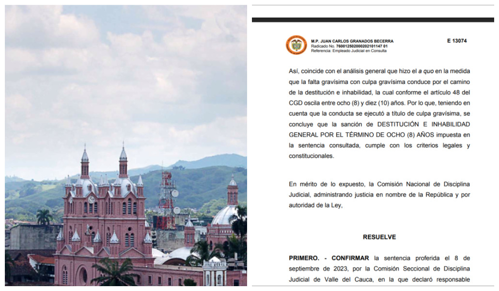 Municipio de Buga. Sentencia de la Comisión Nacional de Disciplina Judicial.