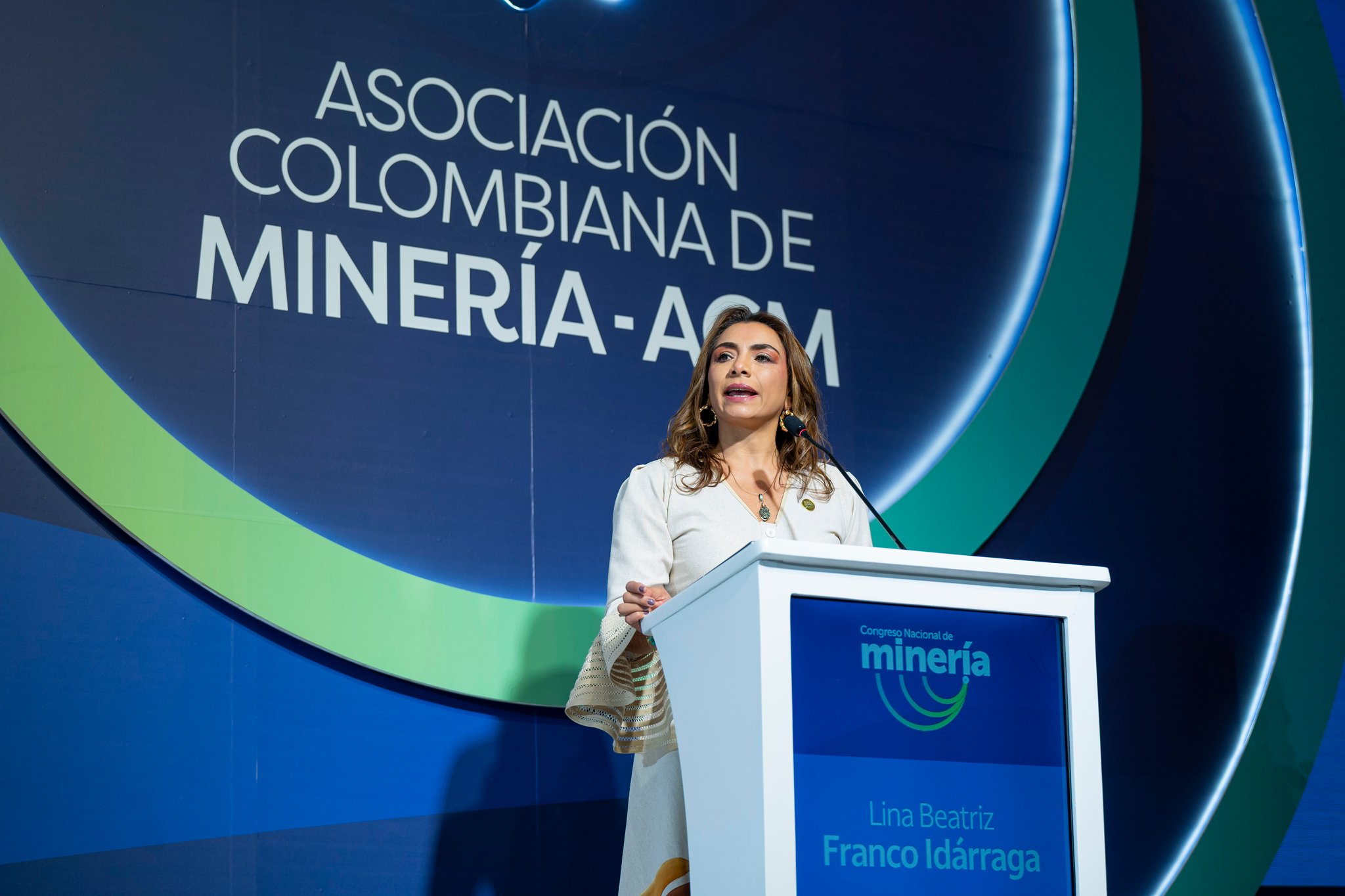 Lina Beatriz Franco, presidenta de la Agencia Nacional de Minería.
