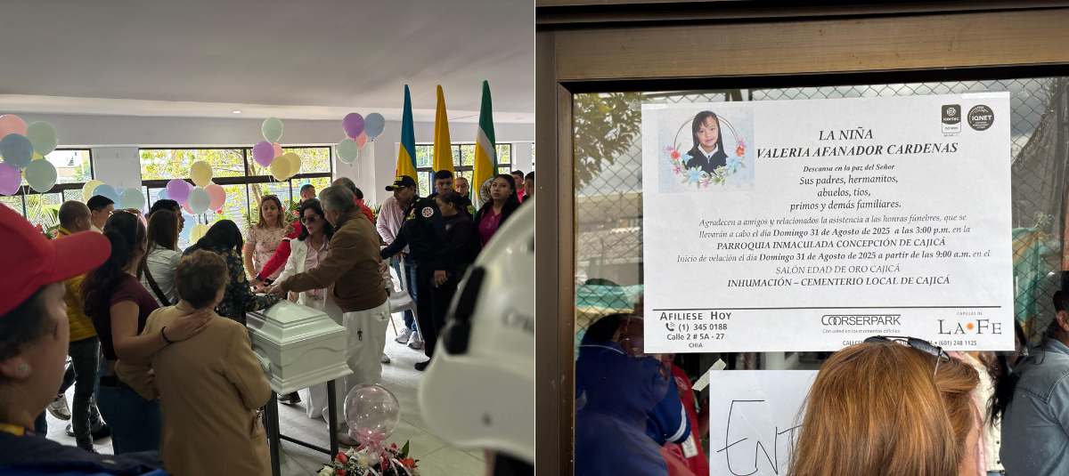Cajicá le dio el Útimo adiós A Valeria Afanador.