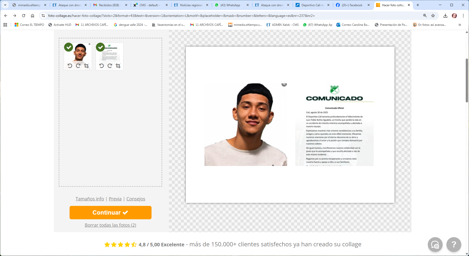 Juan Pablo Núñez, Hincha que Murió Atropellado Cuando Fue A ver un favor de equipos favoritos.